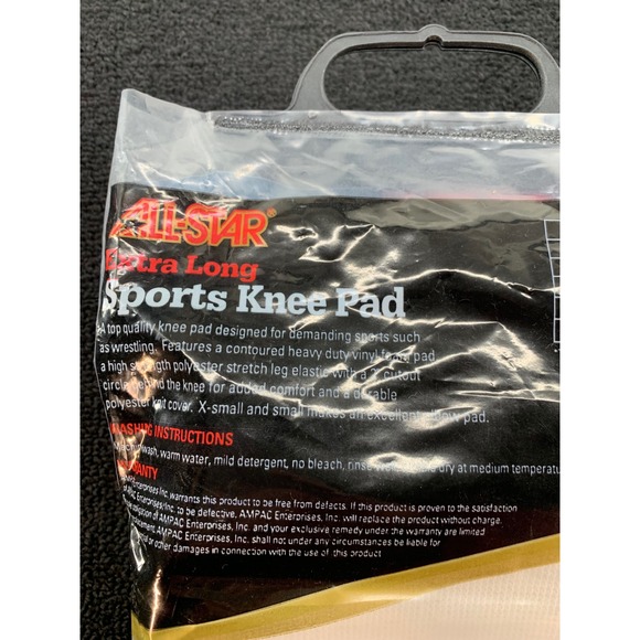 All Star Extra Long Sports Knee Pads Royal Blue Extra Large Wrestling Volleyball - Picture 7 of 7